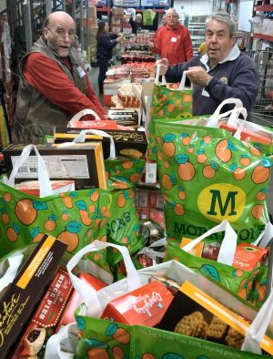 Packing parcels at Morrisons Dec 14crop